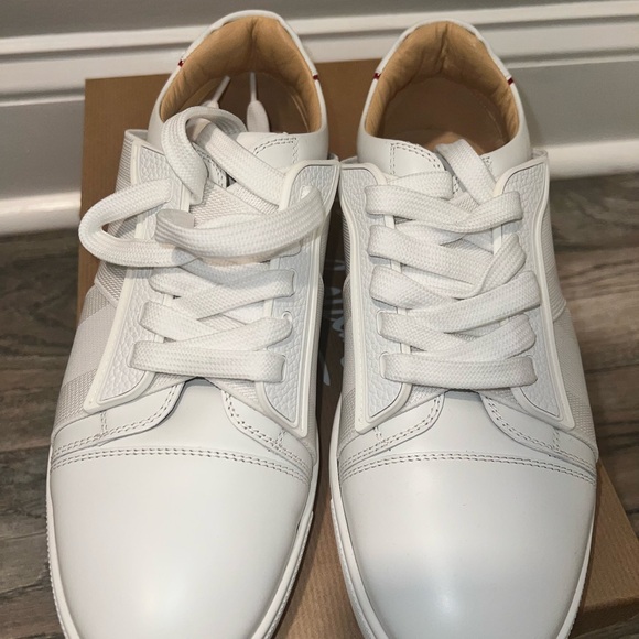 Christian Louboutin White Sneakers Sleek Minimalist Design - Picture 6 of 11